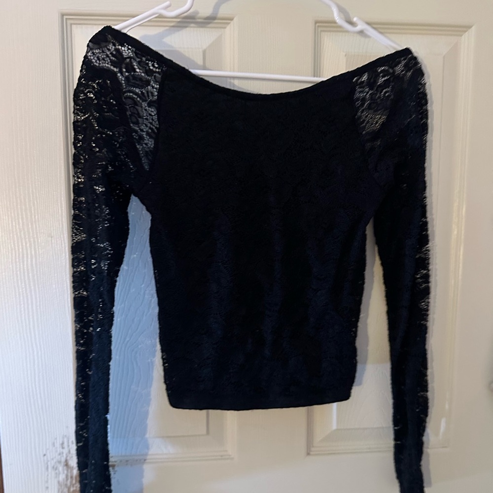 Urban outfitters lace backless top
